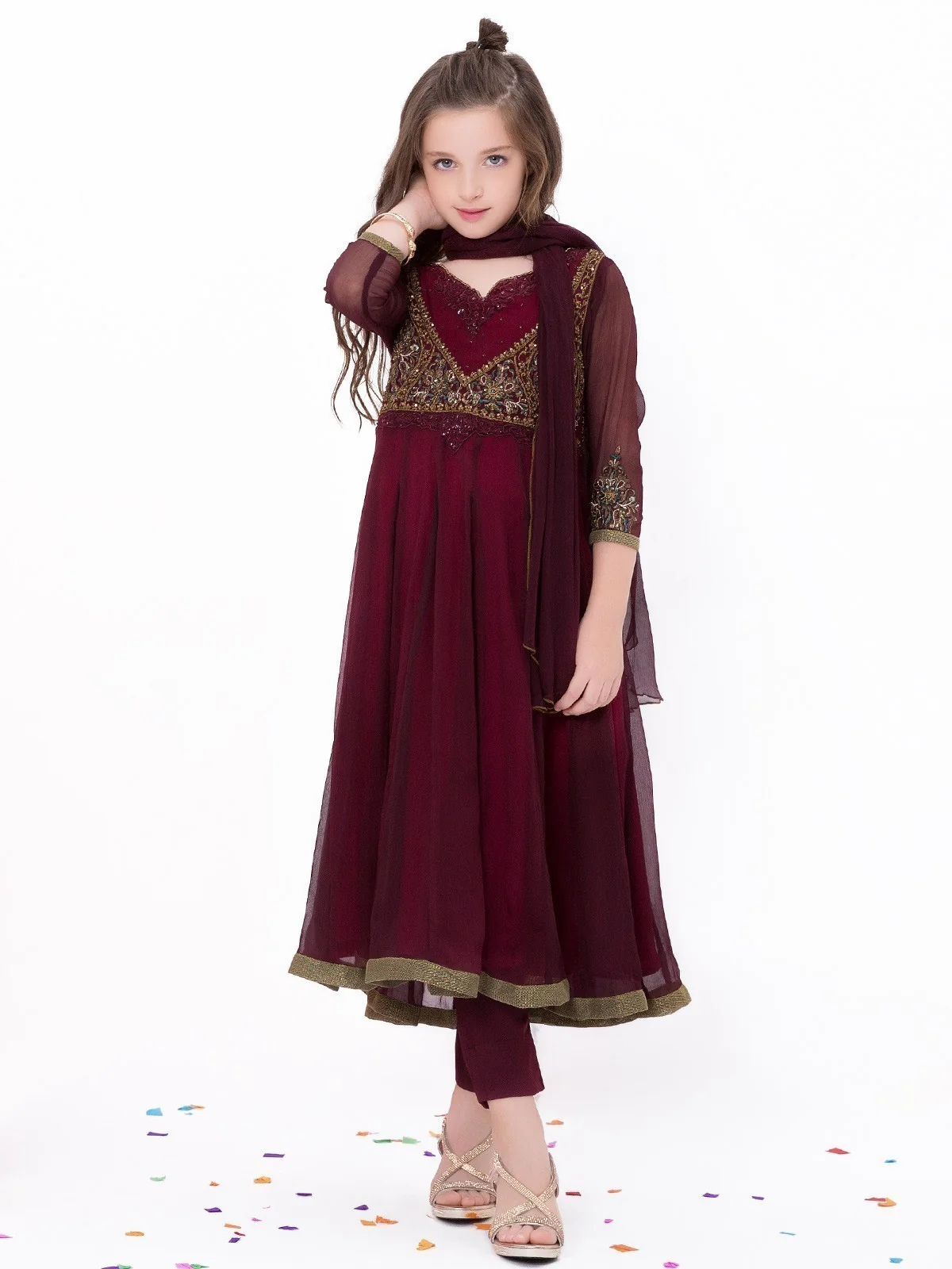 Embroidered Suit - EGTP18-22104