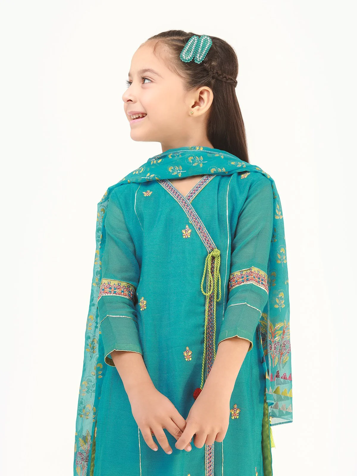 Embroidered Cotton Suit - EGTP20-22157 - Image 2