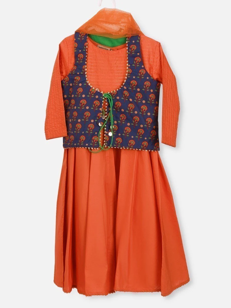 Embroidered Cotton Suit - EGTP20-22160