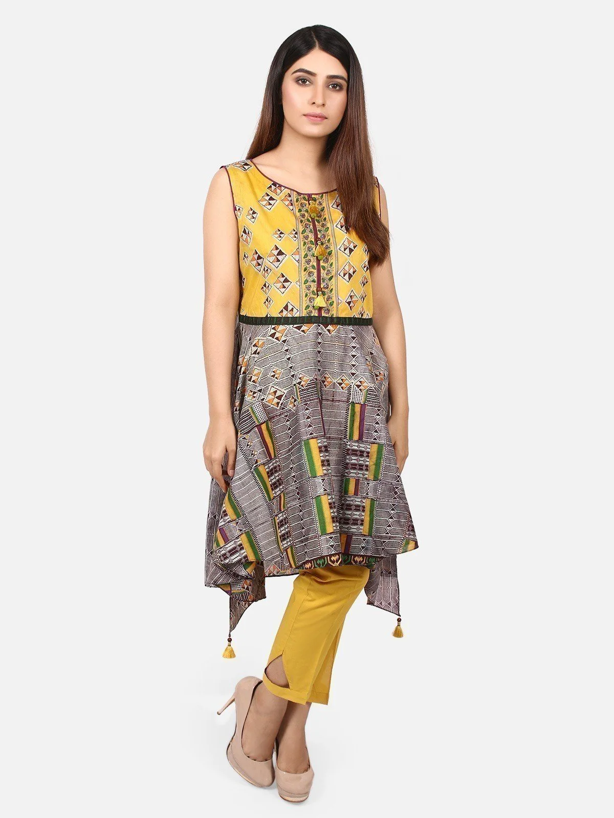 Printed Lawn Shirt Trouser - ELU19A1-19622