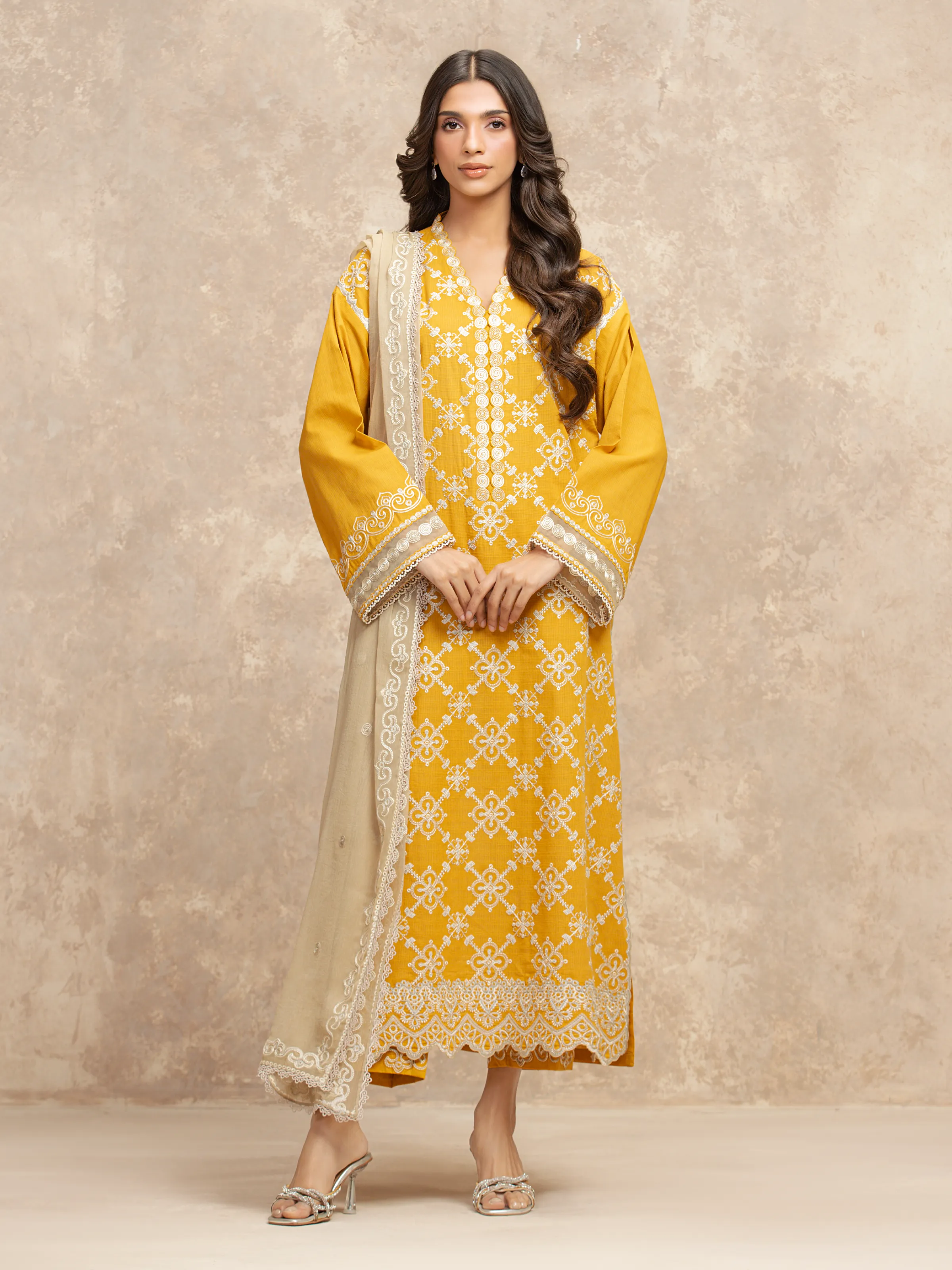 Embroidered Lawn Suit - EWU5V1-31707-3P