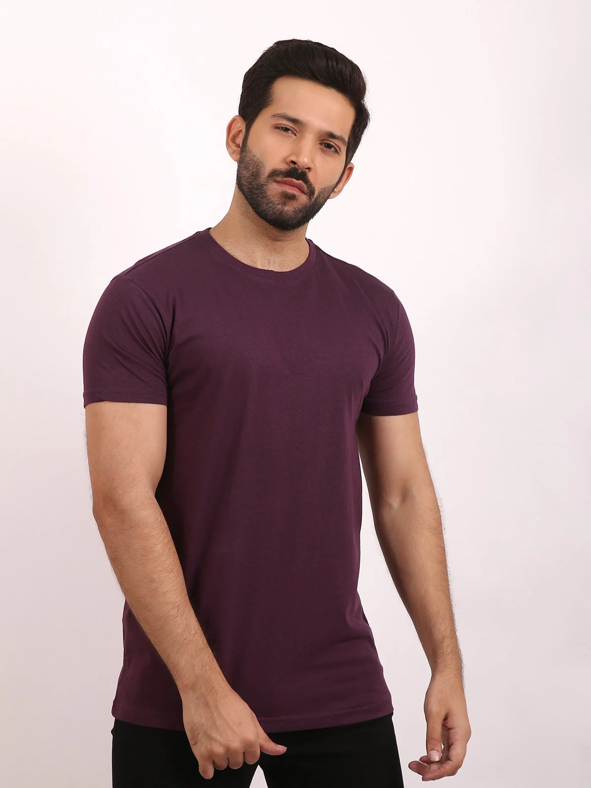 Crew Neck Basic Tee - EMTBT20-007