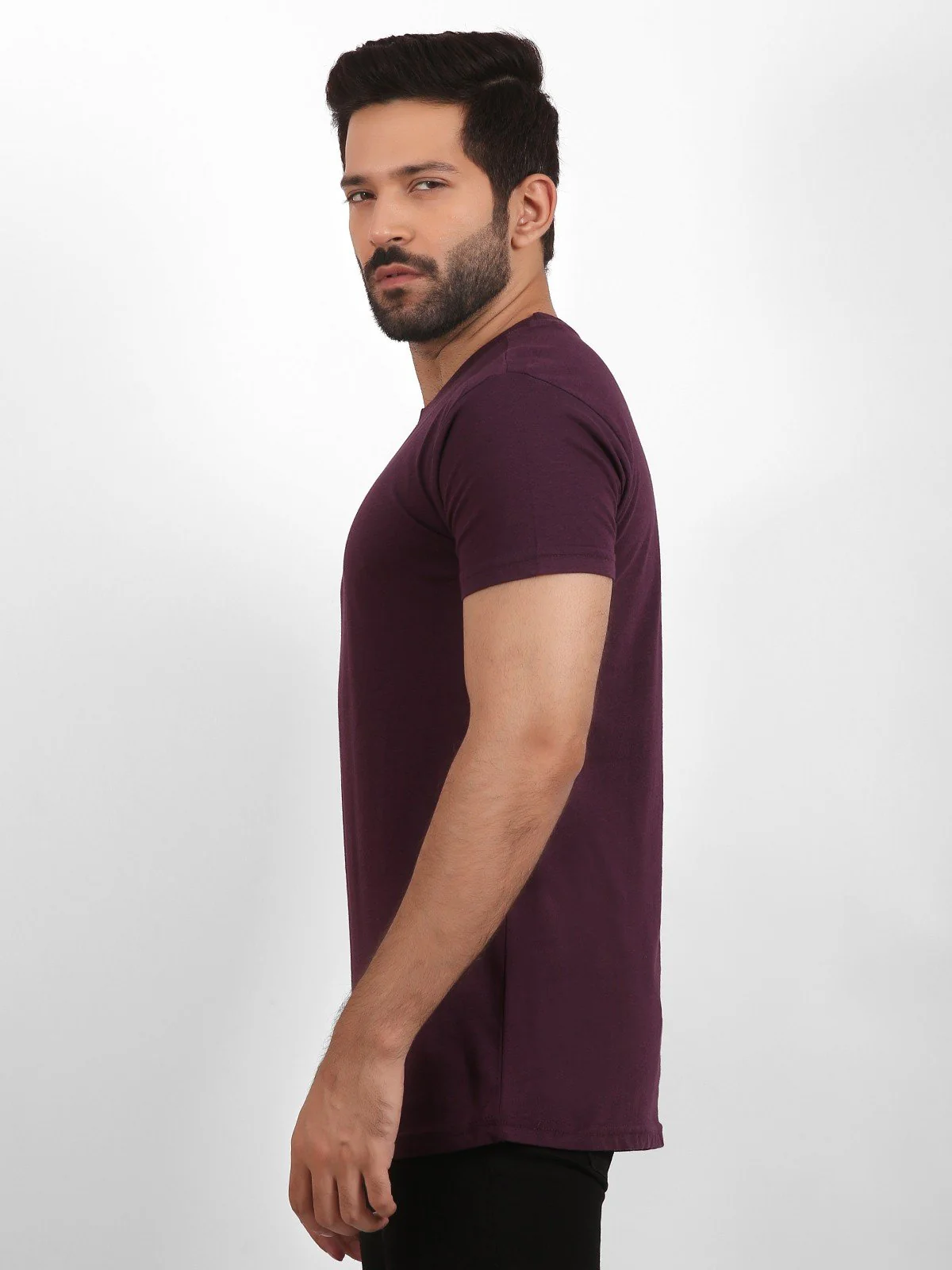 Crew Neck Basic Tee - EMTBT20-007 - Image 5