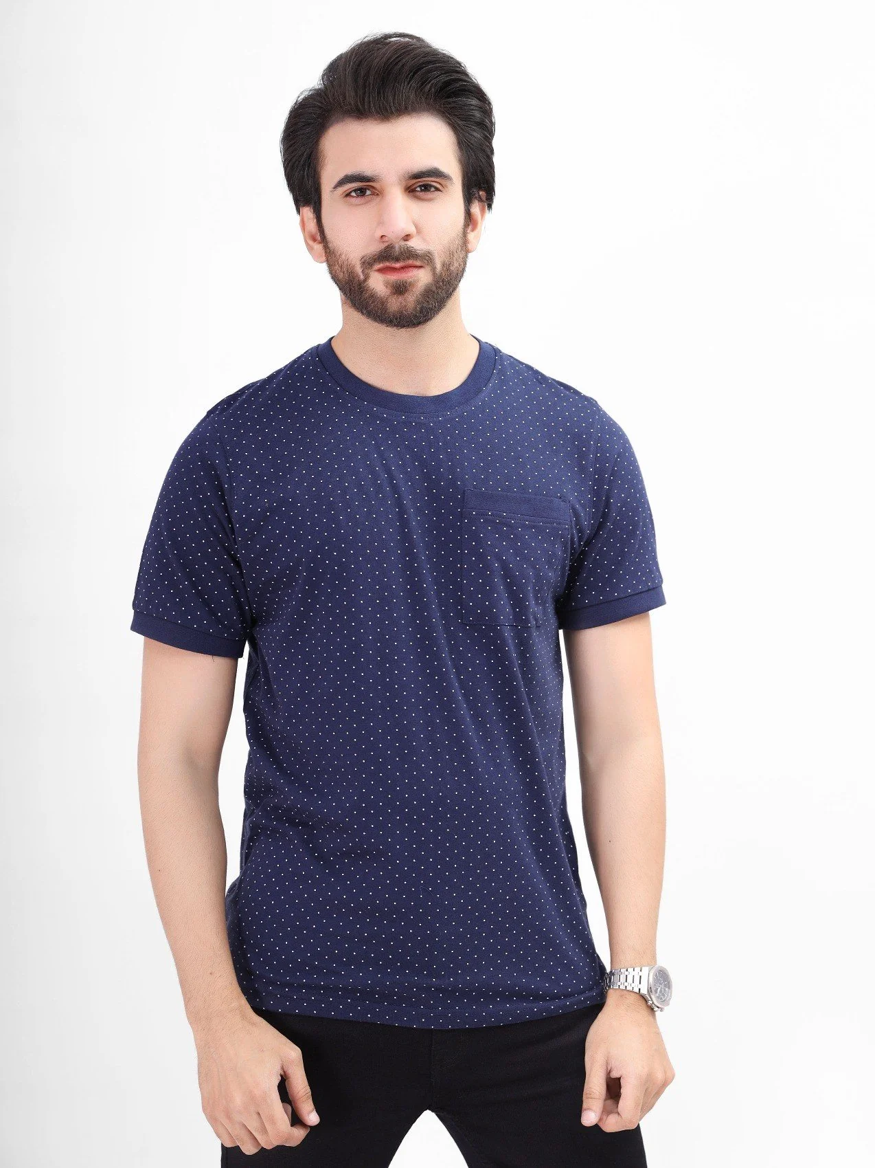 Crew Neck Graphic Tee - EMTGT21-003 - Image 5