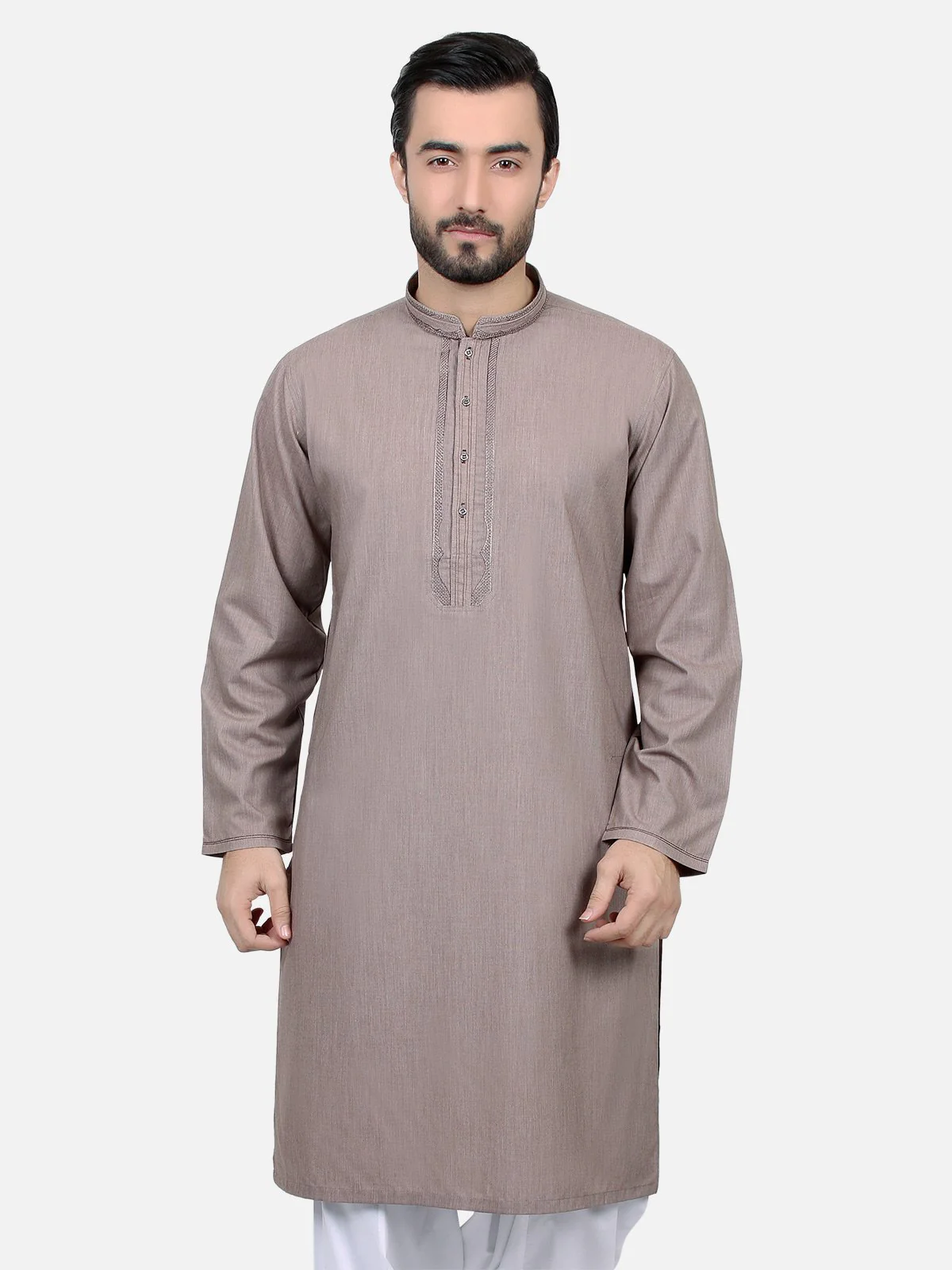 Embroidered Blended Kurta - EMTK18S-9496