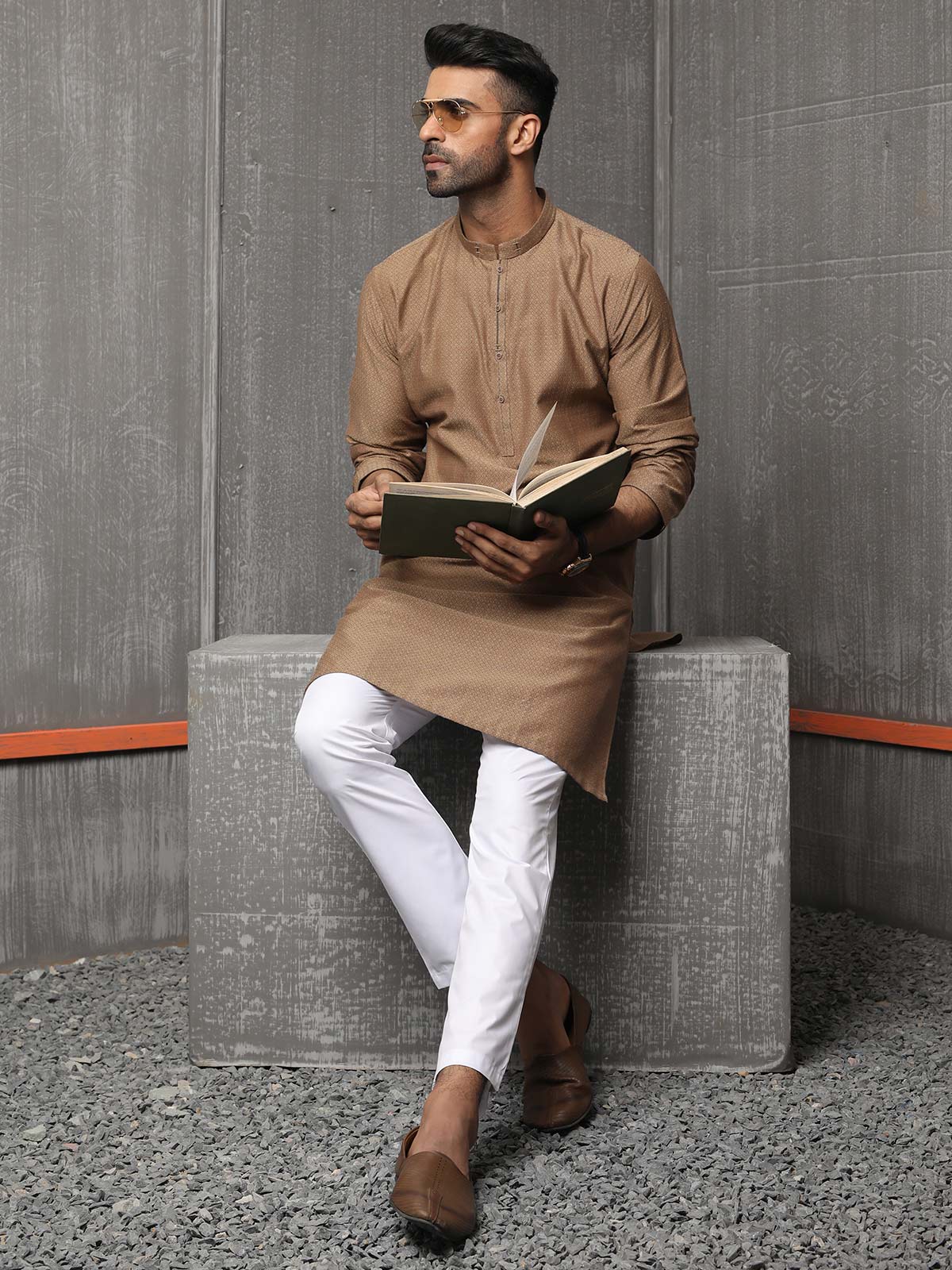 Blended Kurta - EMTK18S-9554