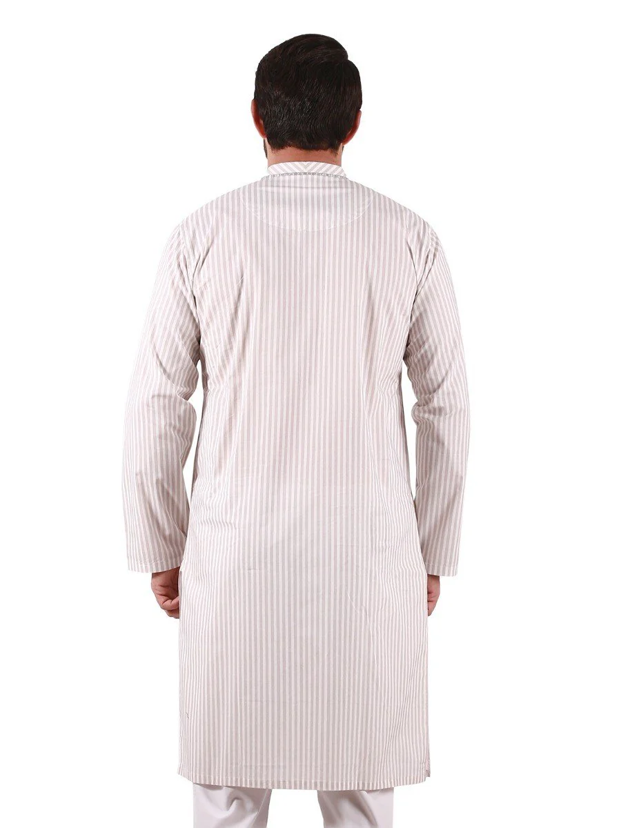 Embroidered Cotton Kurta - EMTK19S-9833 - Image 4