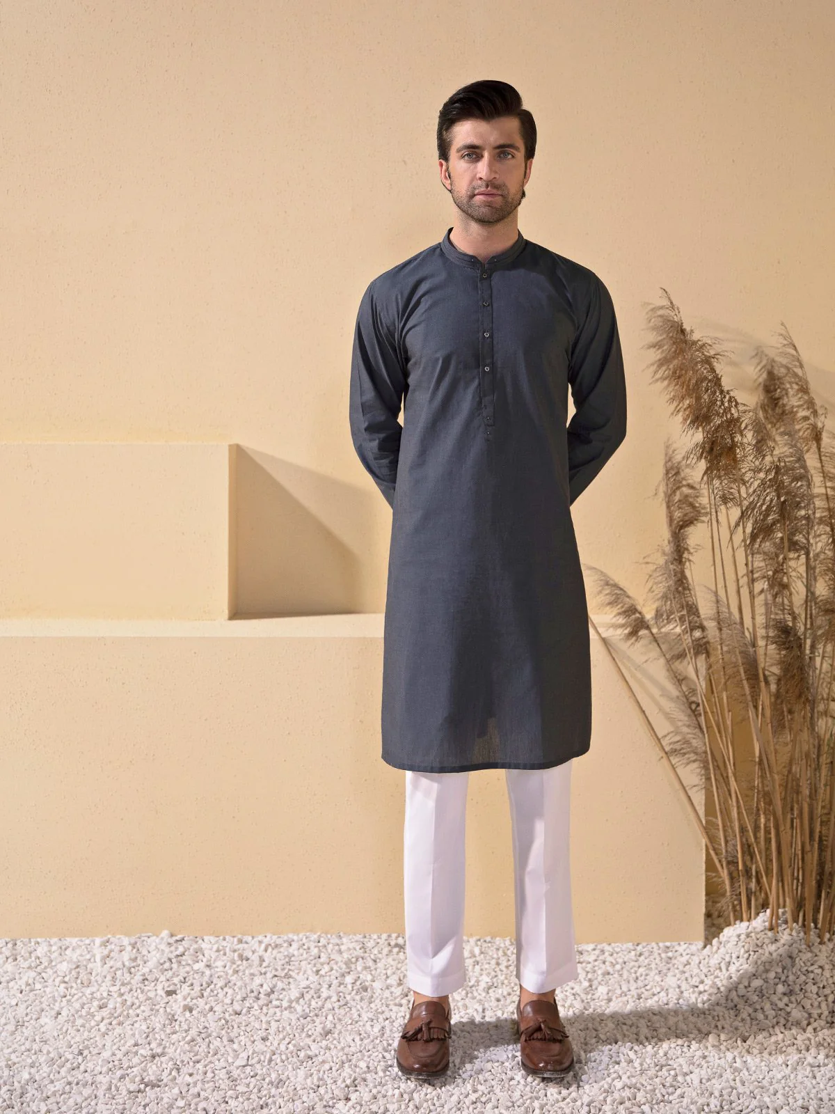 Embroidered Cotton Kurta - EMTK21S-99103