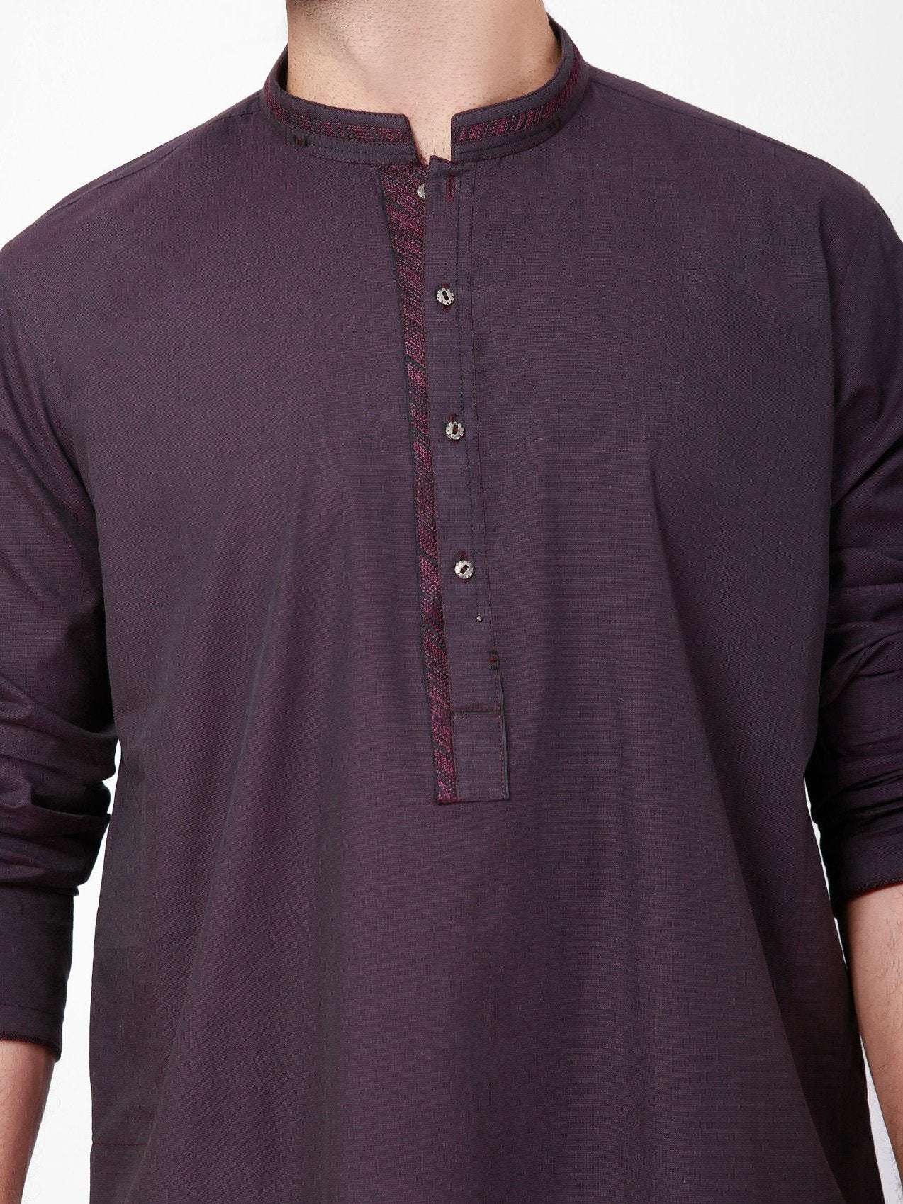 Embroidered Cotton Kurta - EMTK22S-99106 - Image 2