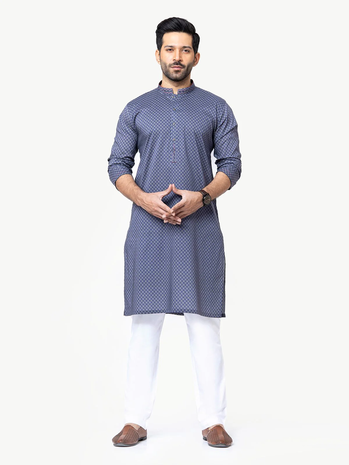 Embroidered Cotton Kurta - EMTK22S-99121