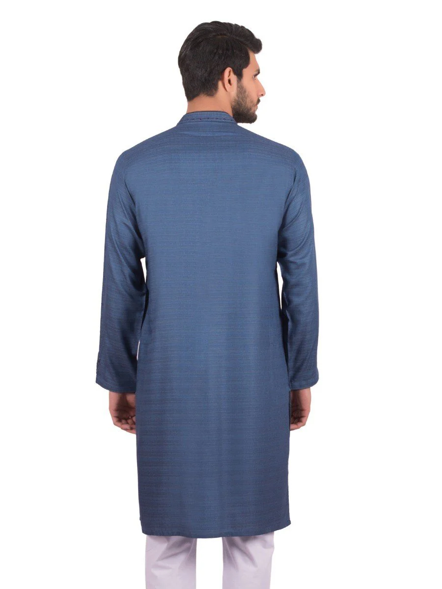 Embroidered Blended Kurta - EMTKC20-036 - Image 2