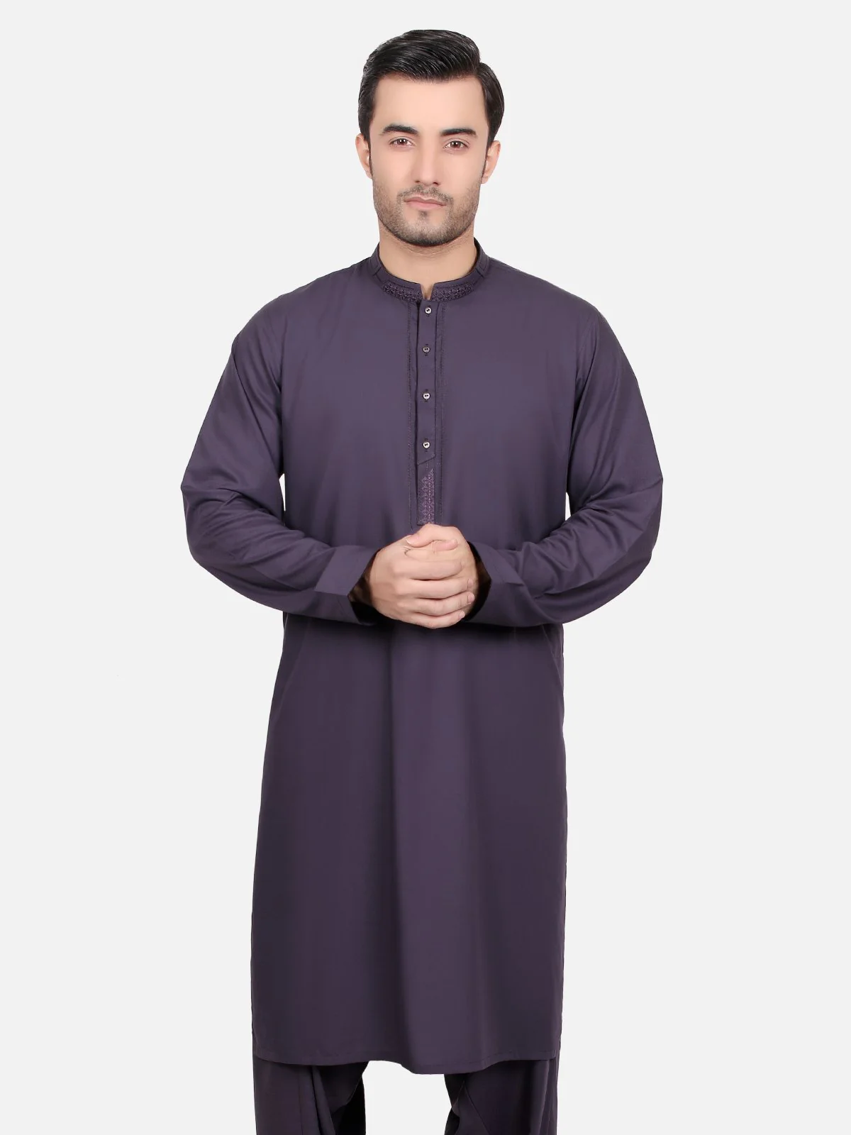 Embroidered Blended Shalwar Kameez - EMTKS18S-40601