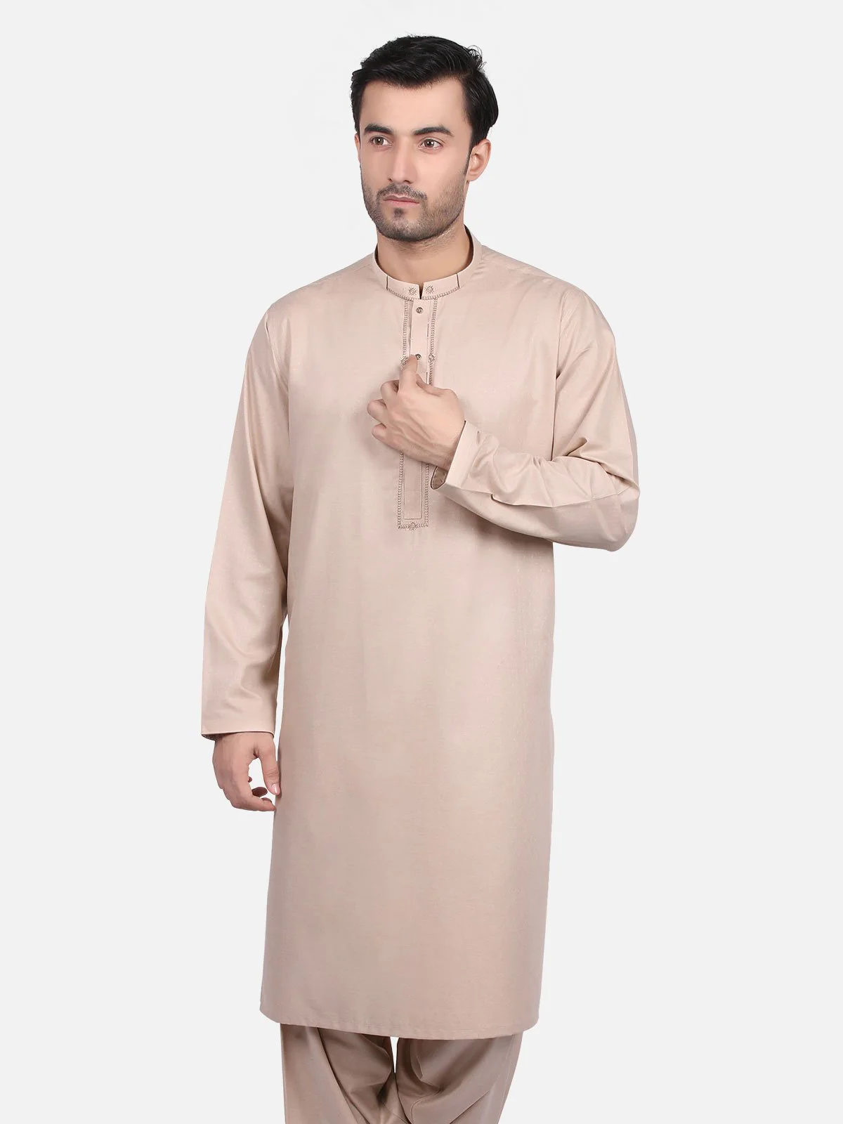 Embroidered Blended Shalwar Kameez - EMTKS18S-40655