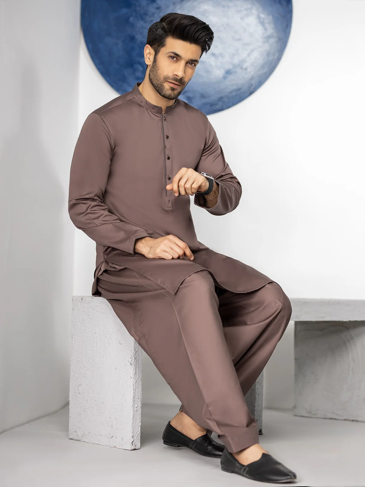 Cotton Shalwar Kameez - EMTKS20-051 - Image 3