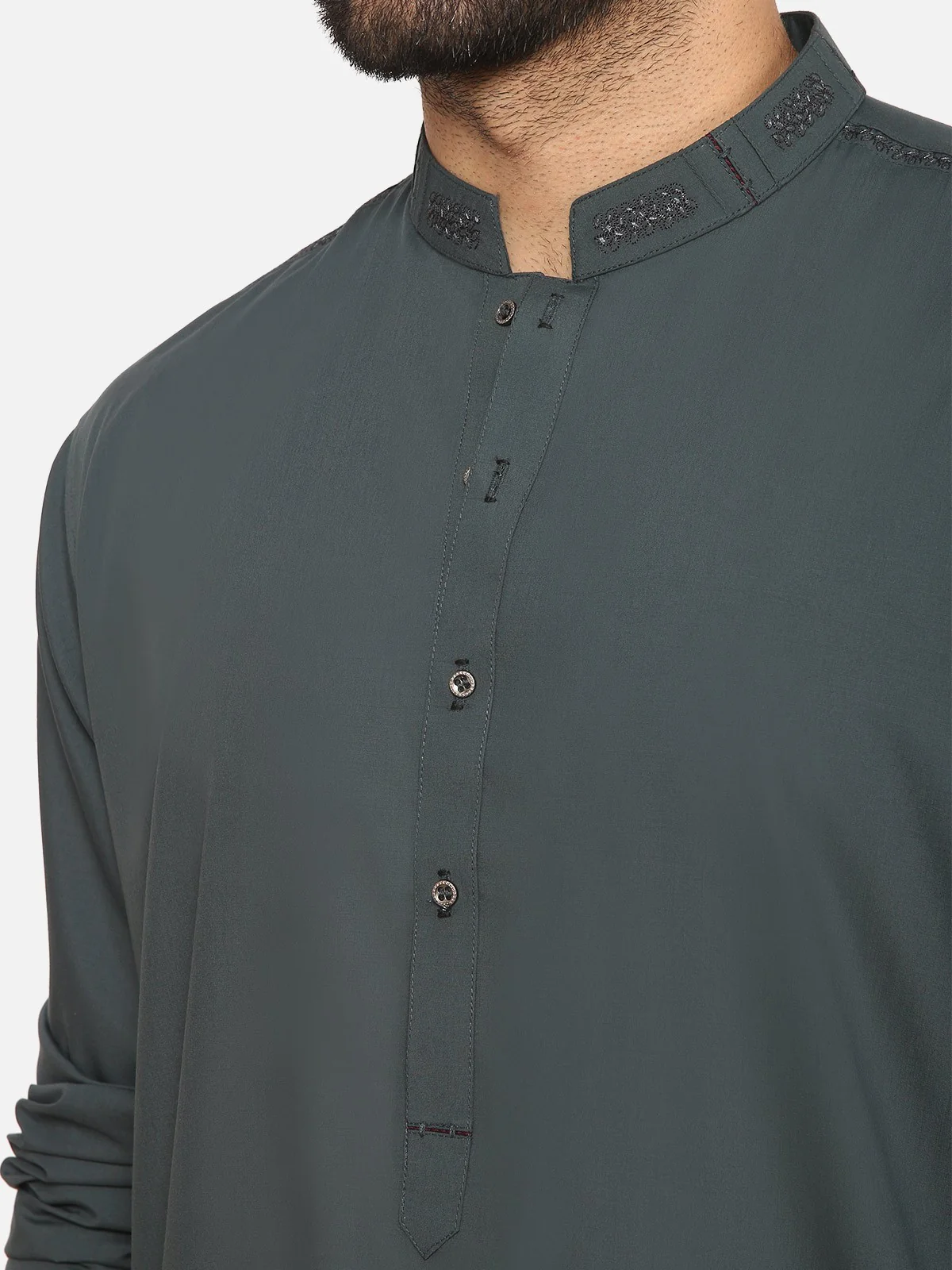 Embroidered Viscose Shalwar Kameez - EMTKS20S-40856 - Image 4