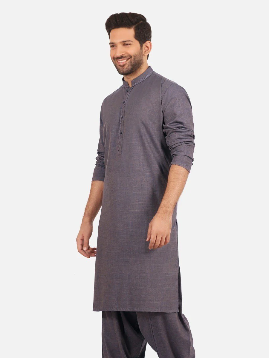 Embroidered Viscose Shalwar Kameez - EMTKS20S-40870 - Image 2