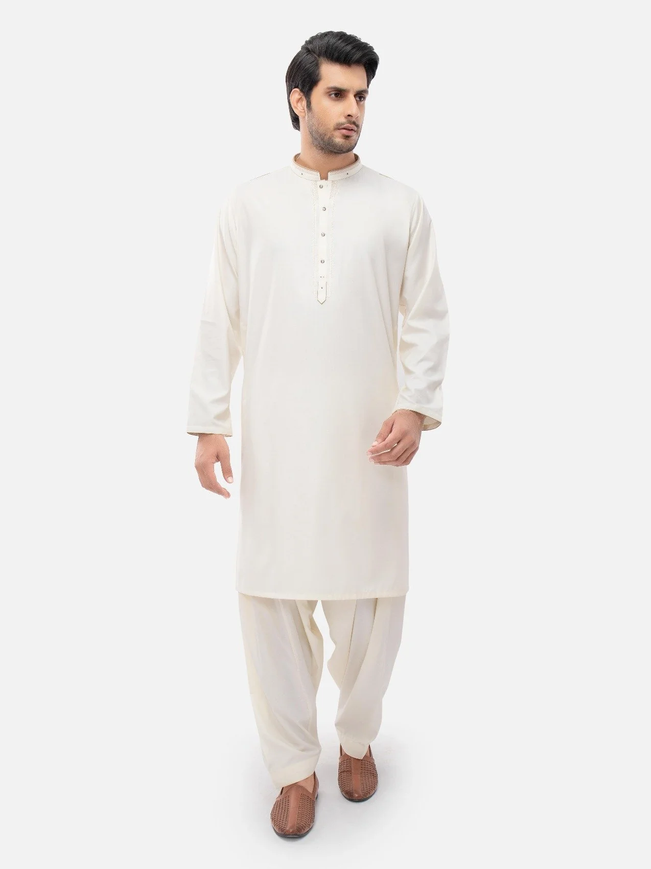 Embroidered Blended Shalwar Kameez - EMTKS21S-40918