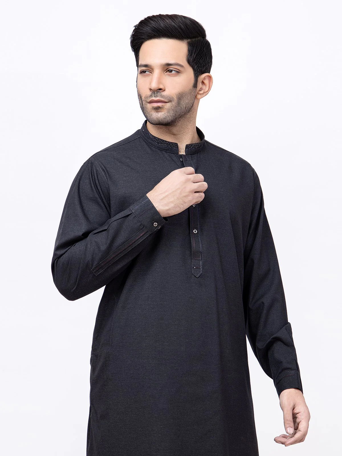 Embroidered Blended Shalwar Kameez - EMTKS21S-40934 - Image 2