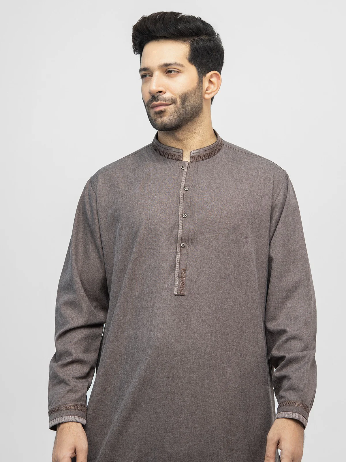 Embroidered Blended Shalwar Kameez - EMTKS21W-40930 - Image 2