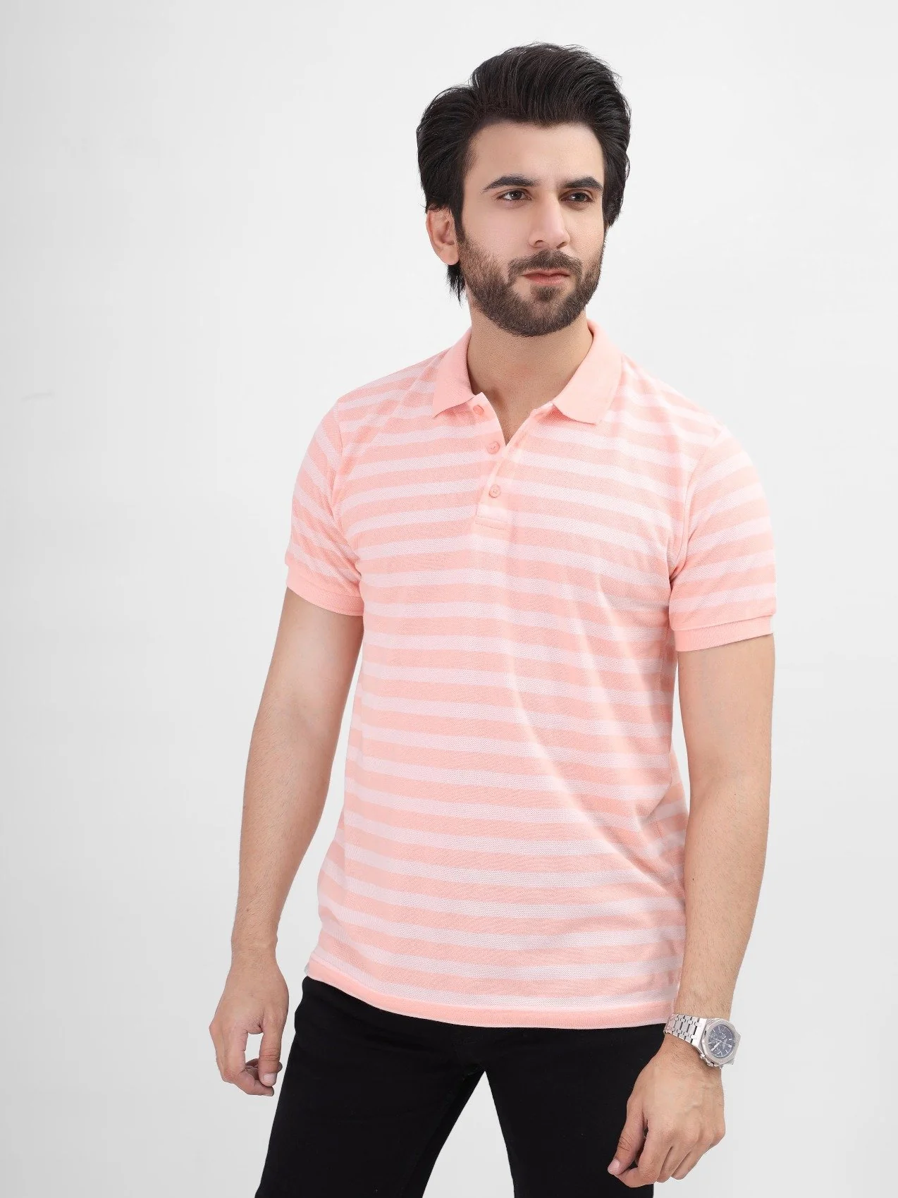 Striped Polo - EMTPS21-002