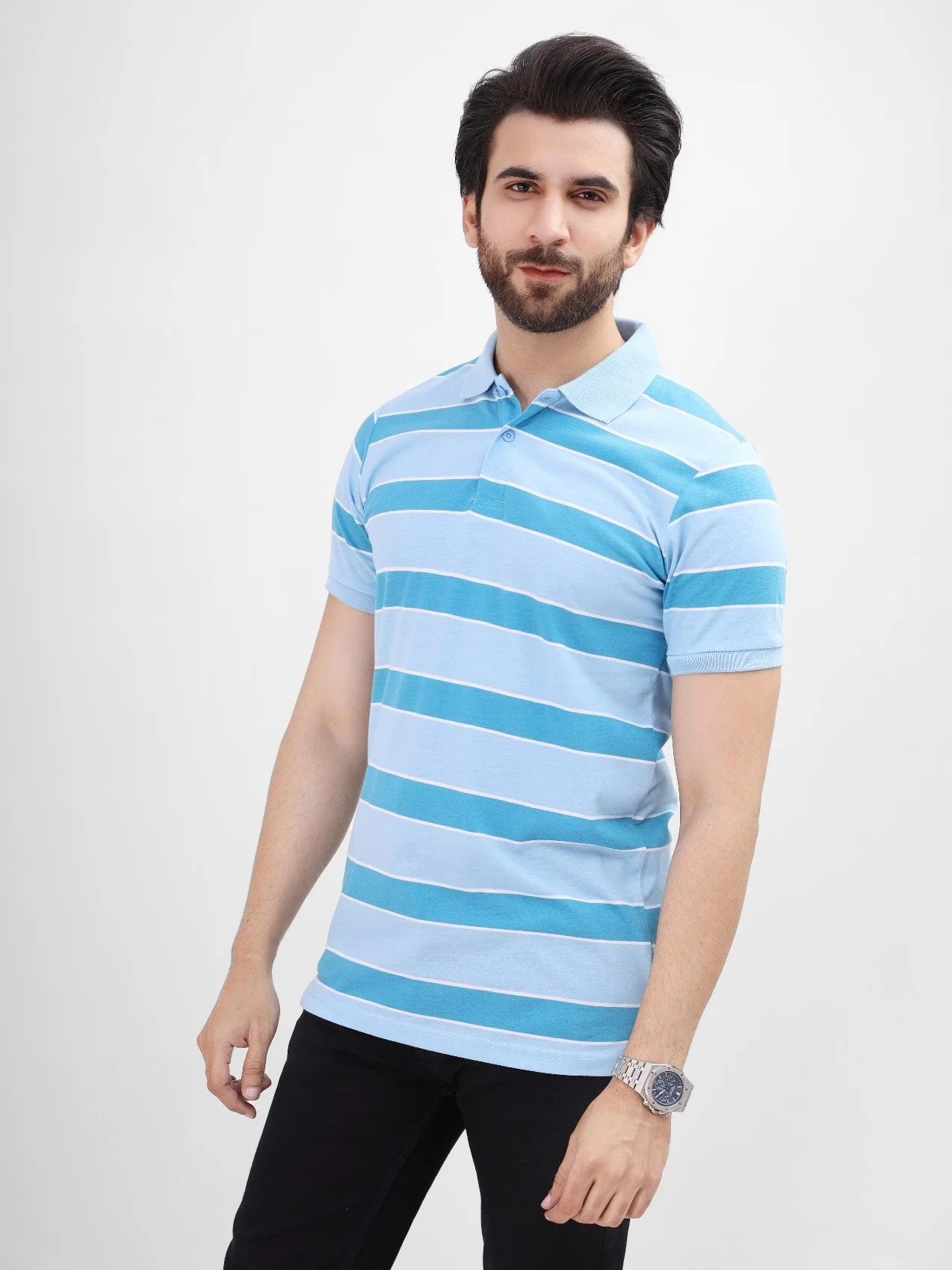 Striped Polo - EMTPS21-018