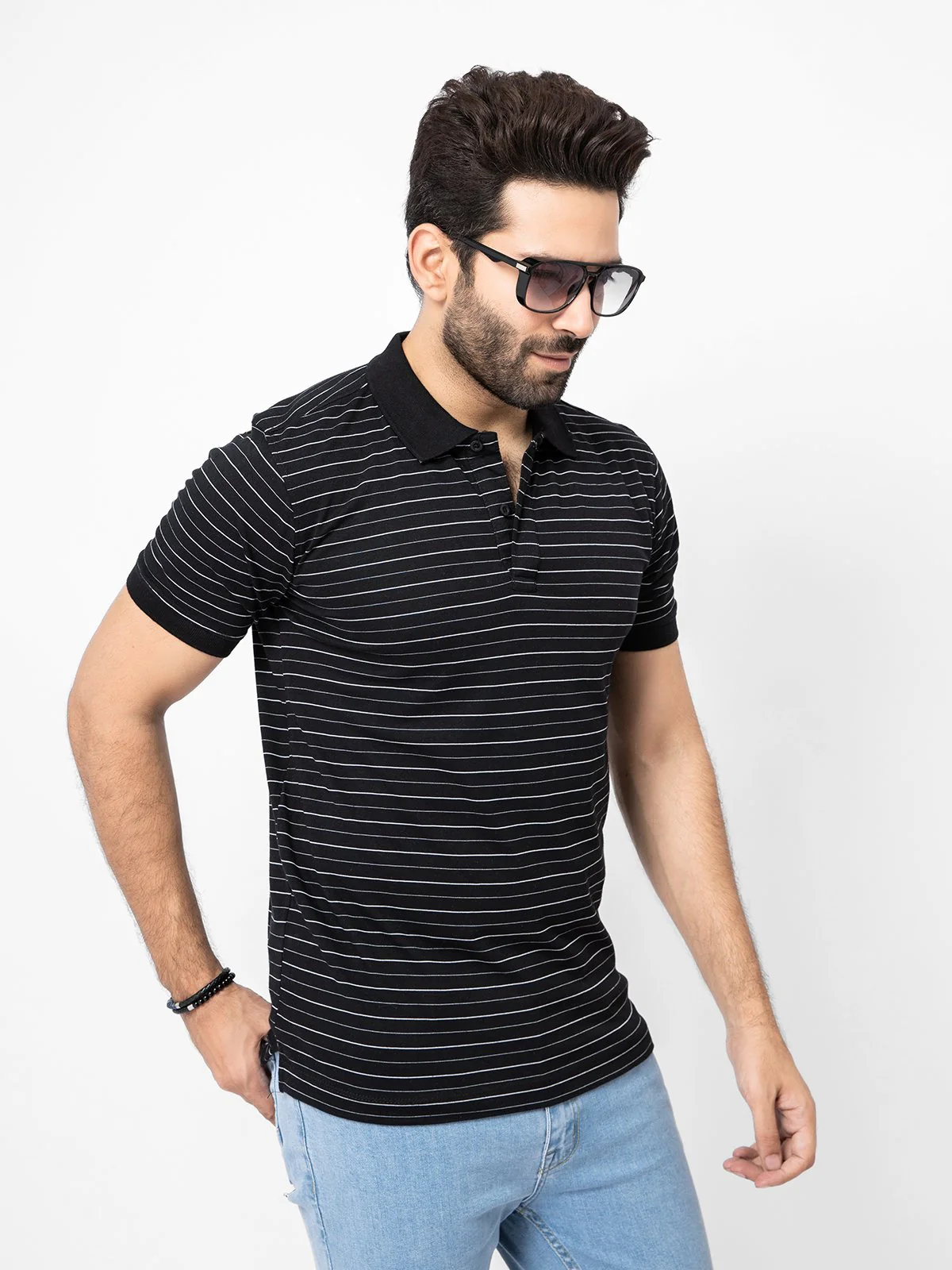 Striped Polo - EMTPS21-029