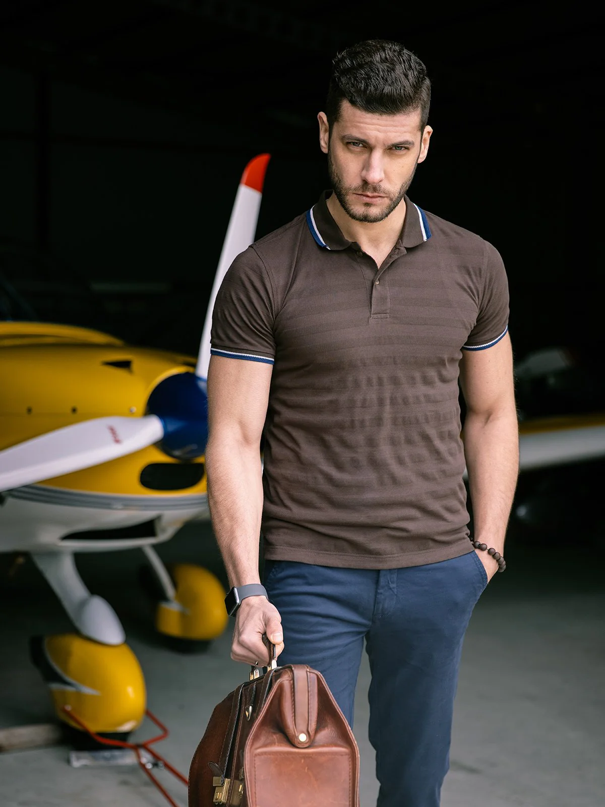 Textured Polo - EMTPS21-040