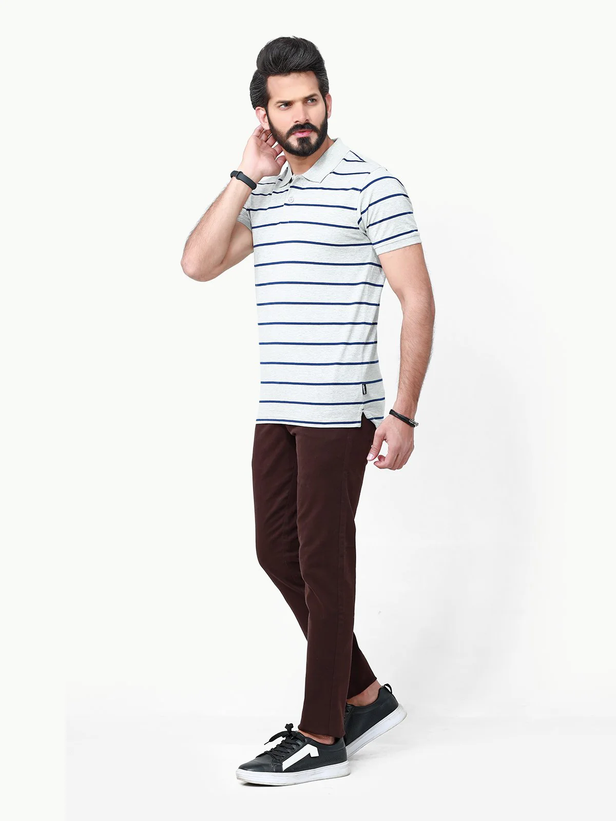 Striped Polo - EMTPS22-015 - Image 3