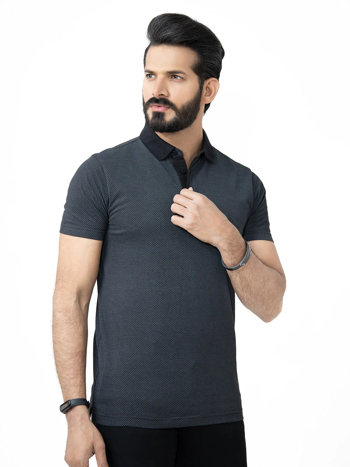 Textured Polo - EMTPS22-025