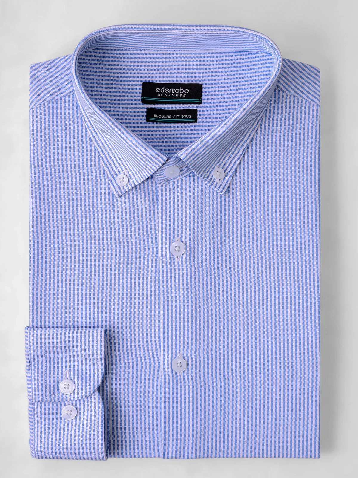 Business Striped Shirt - EMTSB21-007 - Image 3
