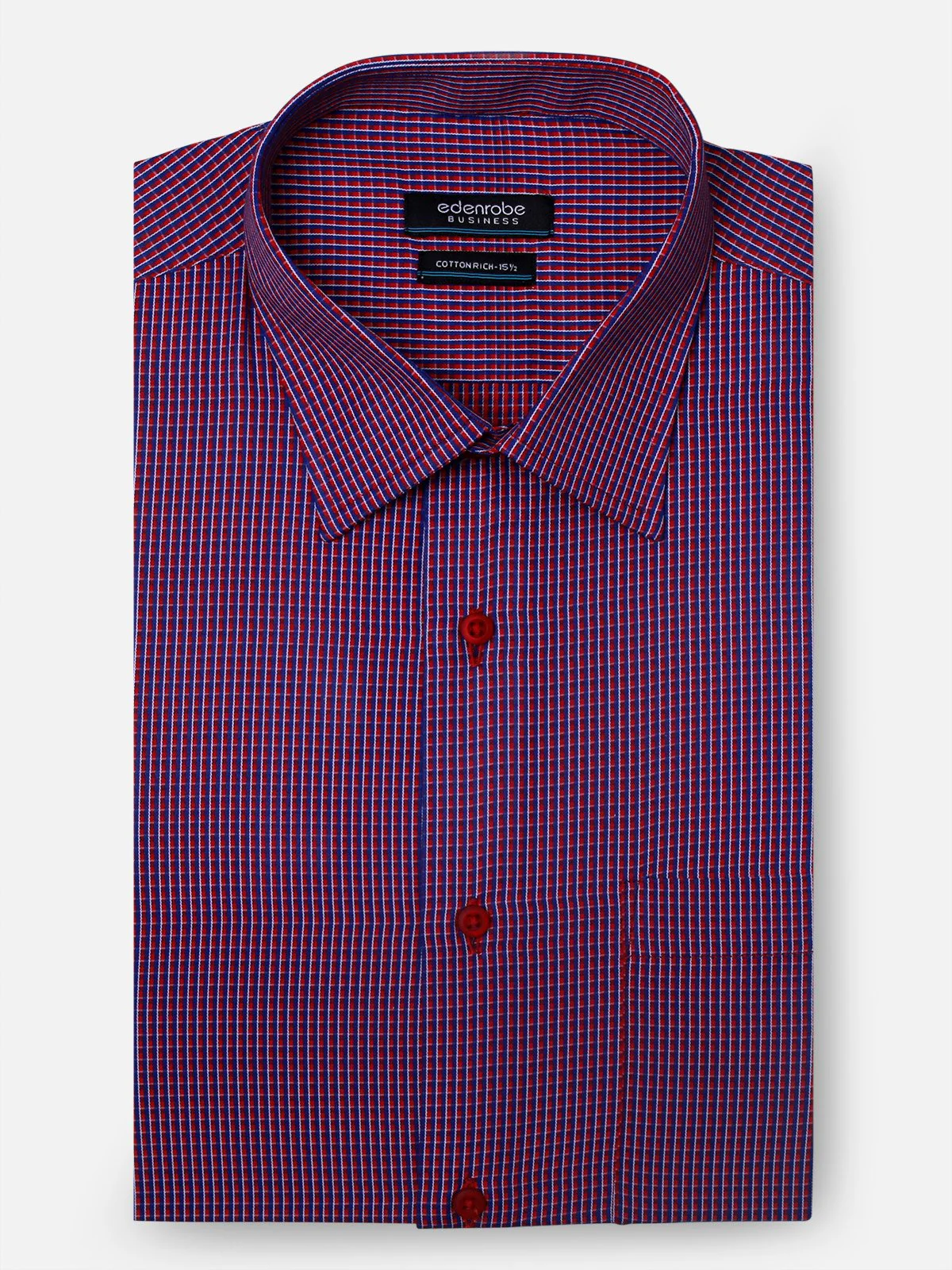 Business Check Shirt - EMTSF17-10897