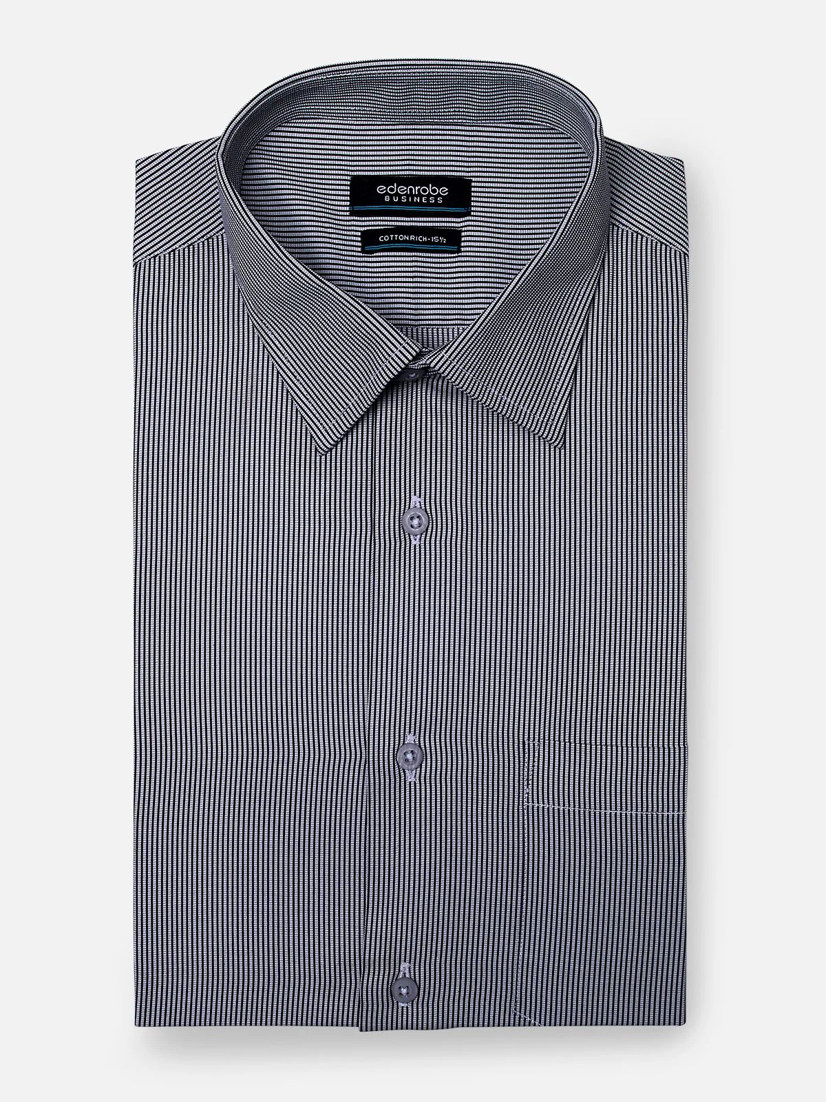 Business Striped Shirt - EMTSF17-10898