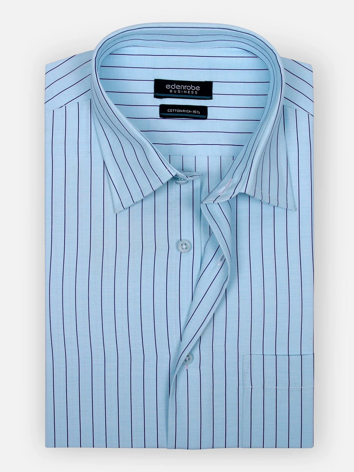 Business Striped Shirt - EMTSF17-10927 - Image 2