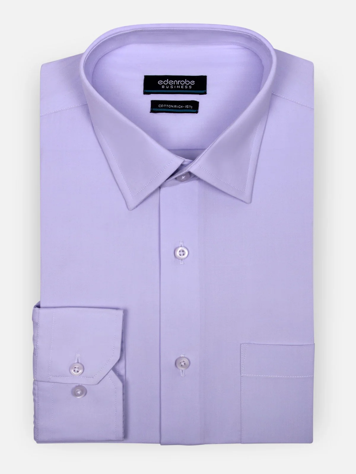 Business Solid Shirt - EMTSP17-10946