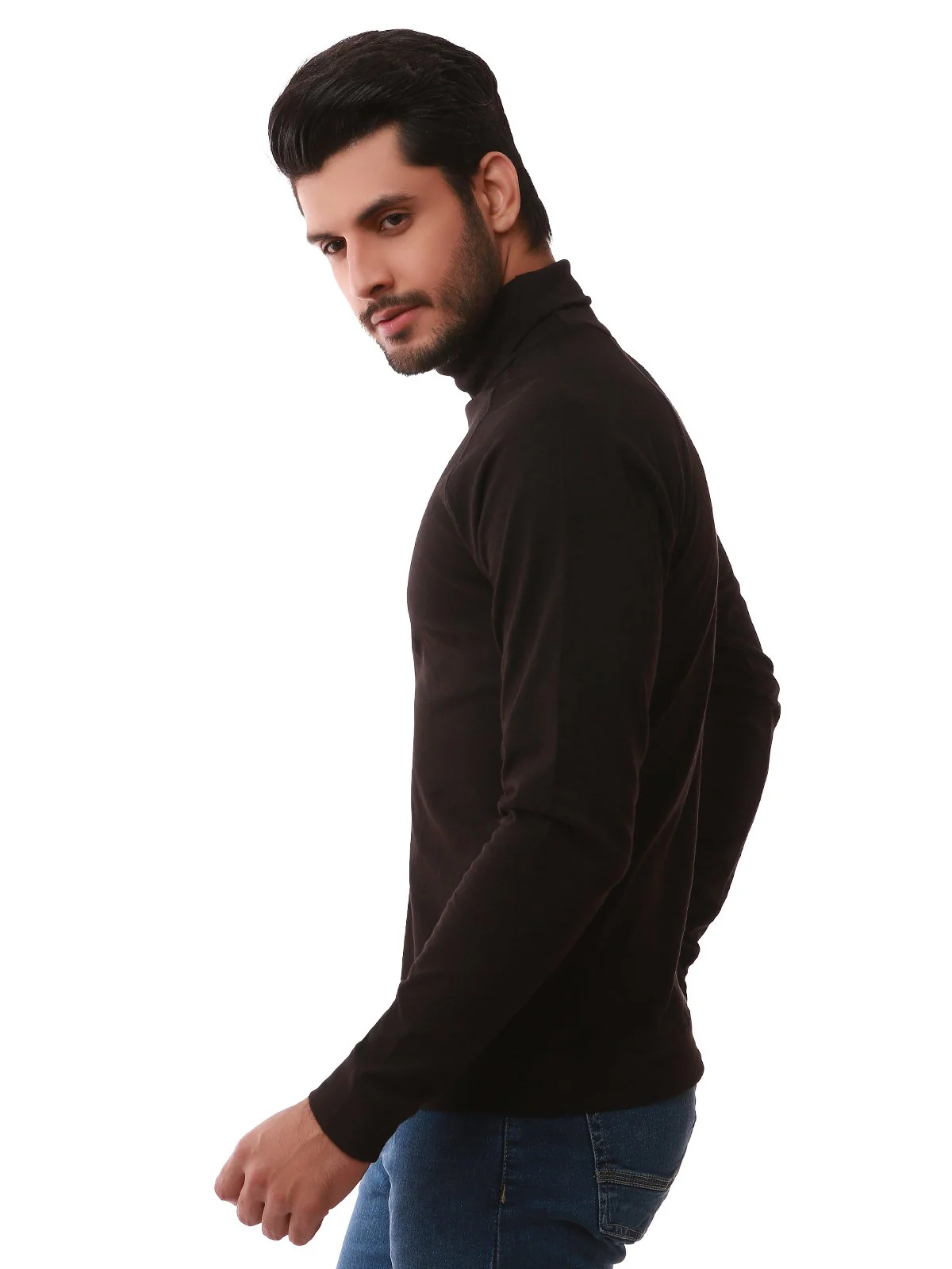 Mock Neck Sweatshirt - EMTSS19-048 - Image 2