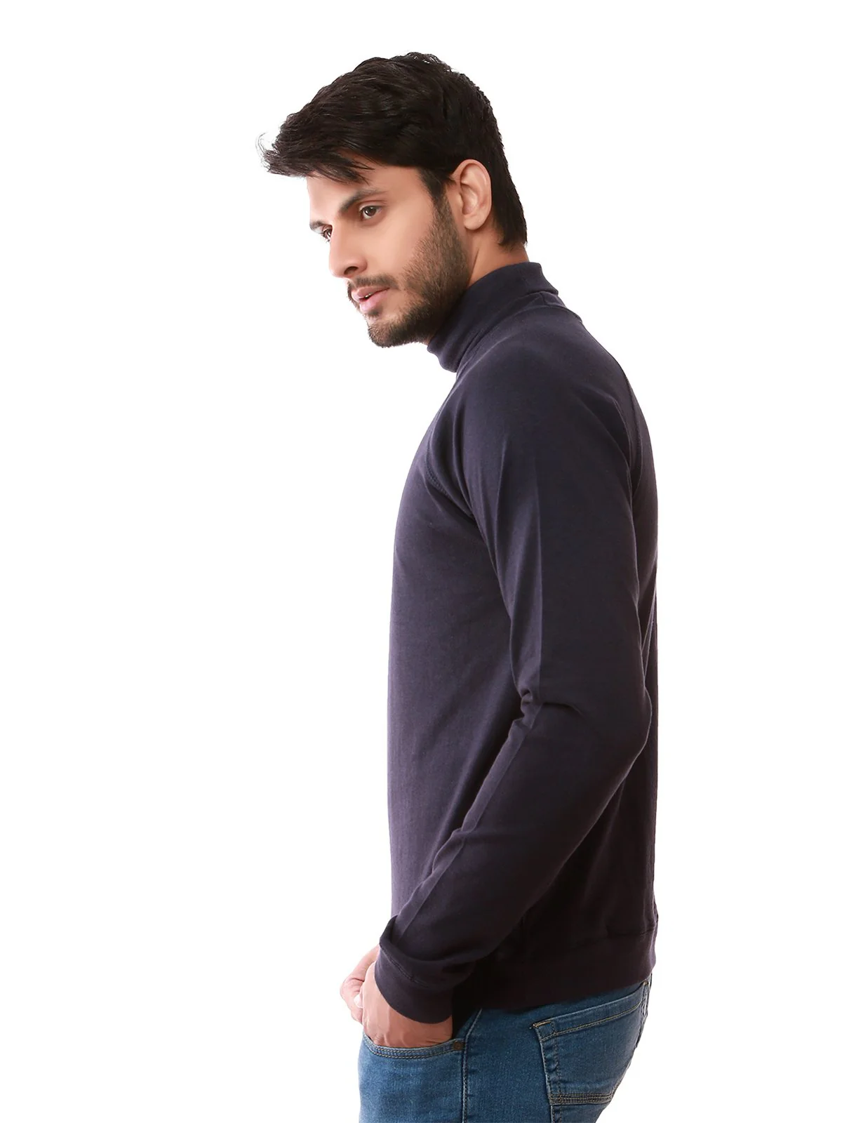 Mock Neck Sweatshirt - EMTSS19-049 - Image 2