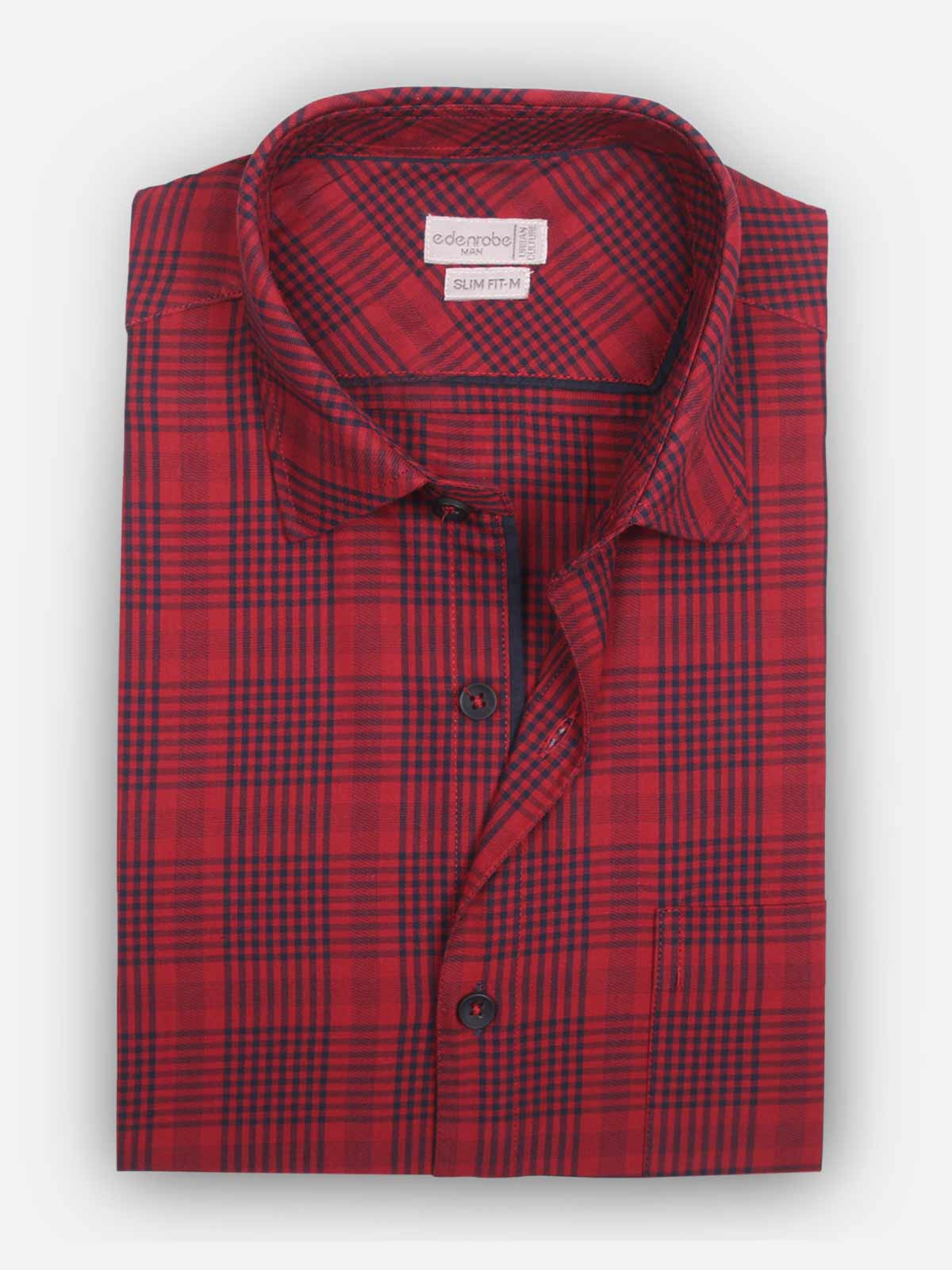 Urban Culture Check Shirt - EMTSUC18-014