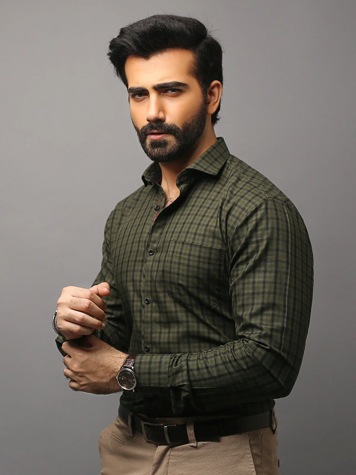 Urban Culture Check Shirt - EMTSUC18-022 - Image 2