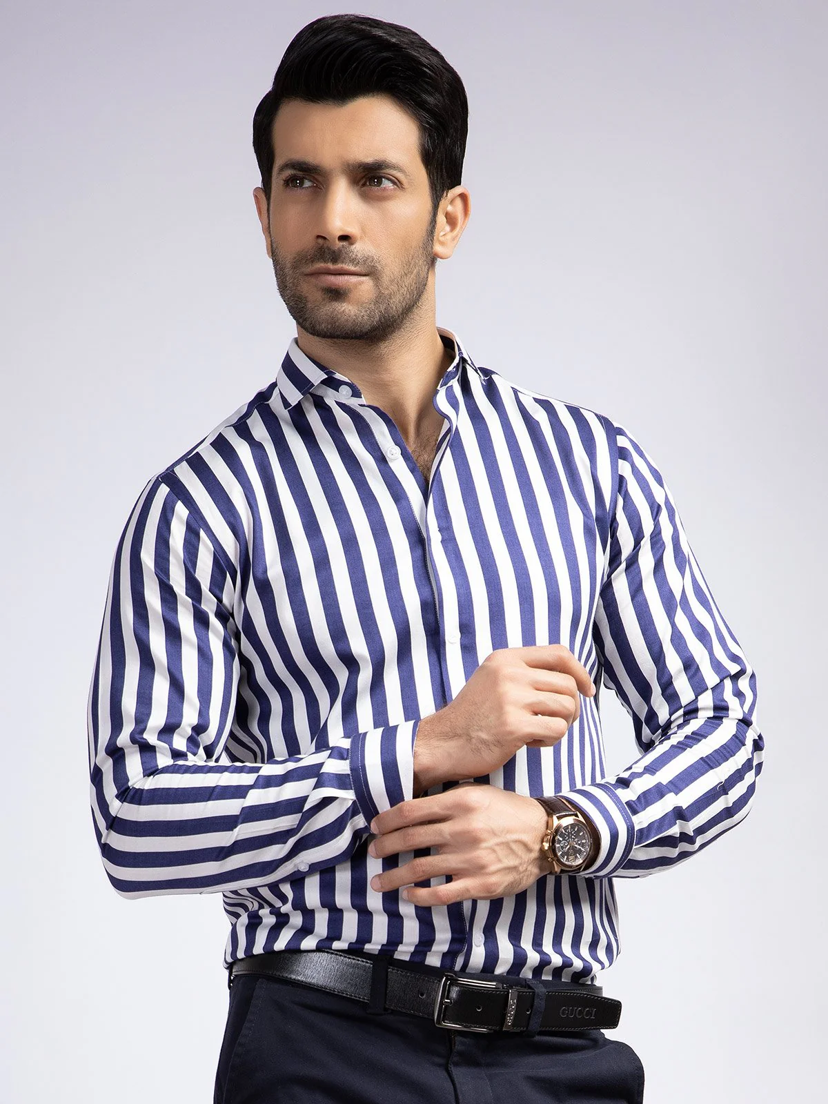 Urban Culture Striped Shirt - EMTSUC19-072
