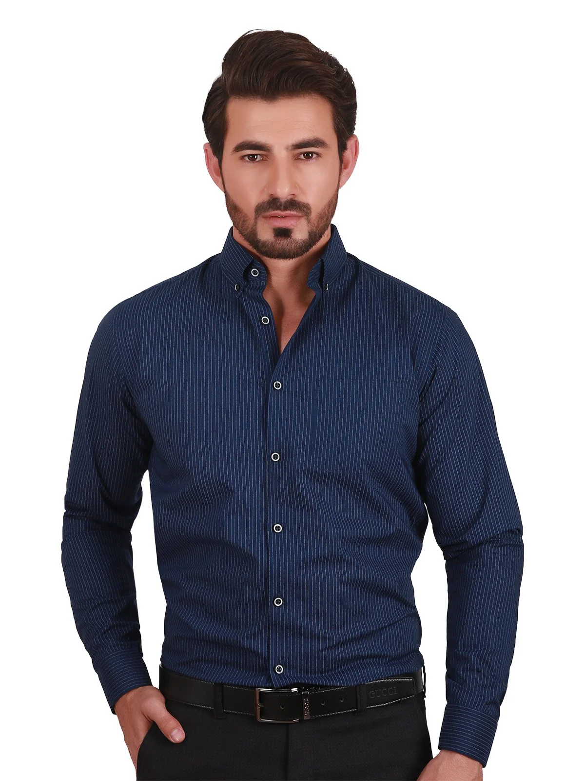 Urban Culture Striped Shirt - EMTSUC19-075 - Image 3