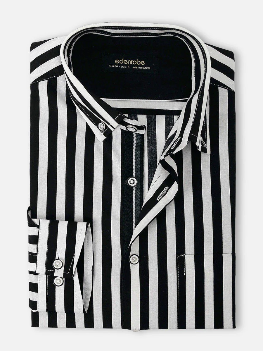 Urban Culture Striped Shirt - EMTSUC20-086 - Image 2