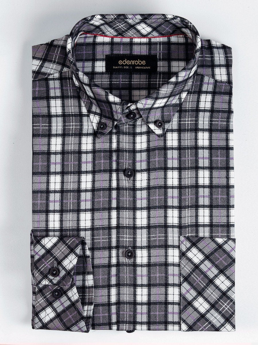 Urban Culture Check Shirt - EMTSUC20-106