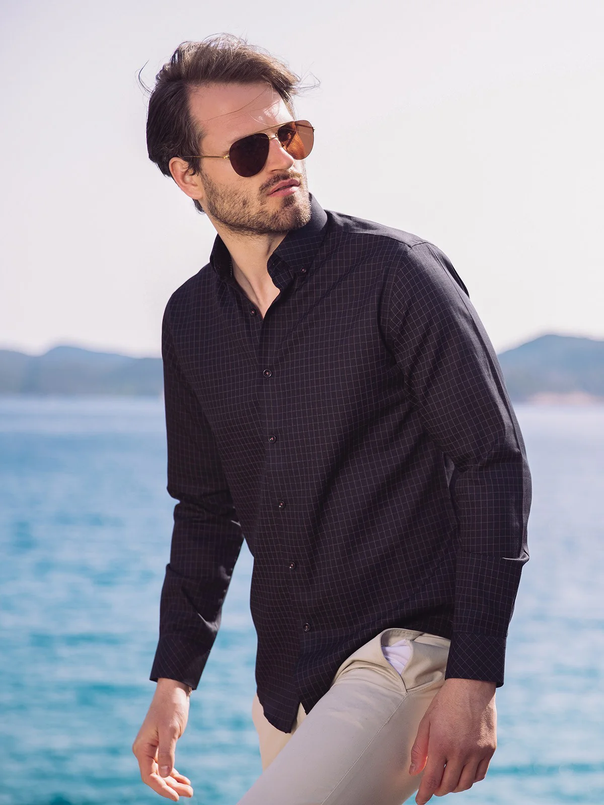 Urban Culture Check Shirt - EMTSUC21-120 - Image 2