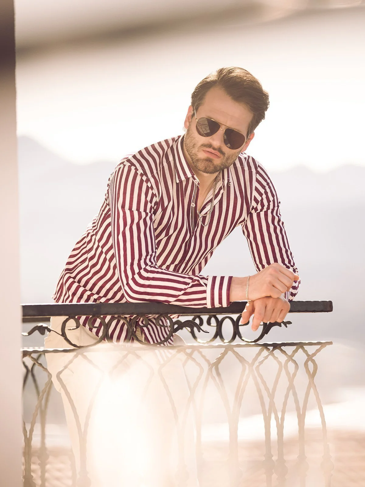 Urban Culture Striped Shirt - EMTSUC21-125 - Image 3