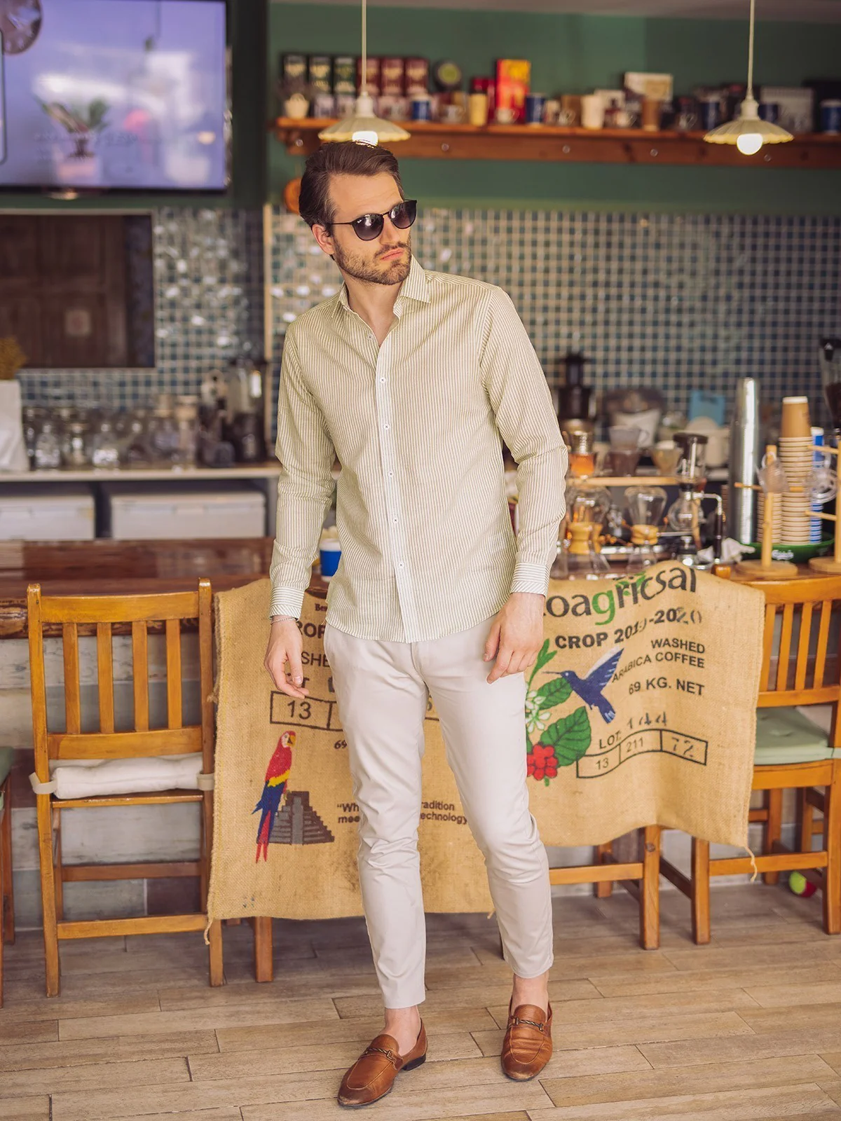 Urban Culture Striped Shirt - EMTSUC21-126 - Image 2