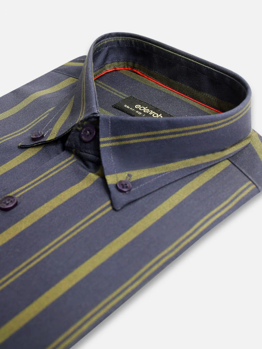 Urban Culture Striped Shirt - EMTSUC21-159 - Image 2