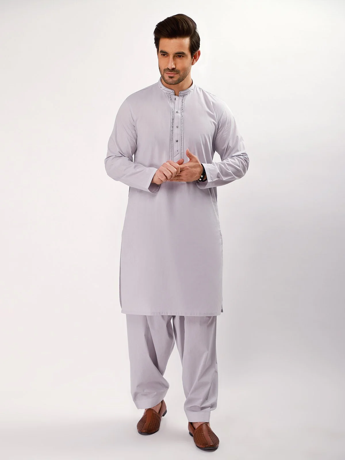Embroidered Cotton Shalwar Kameez - EMTSW21S-99065