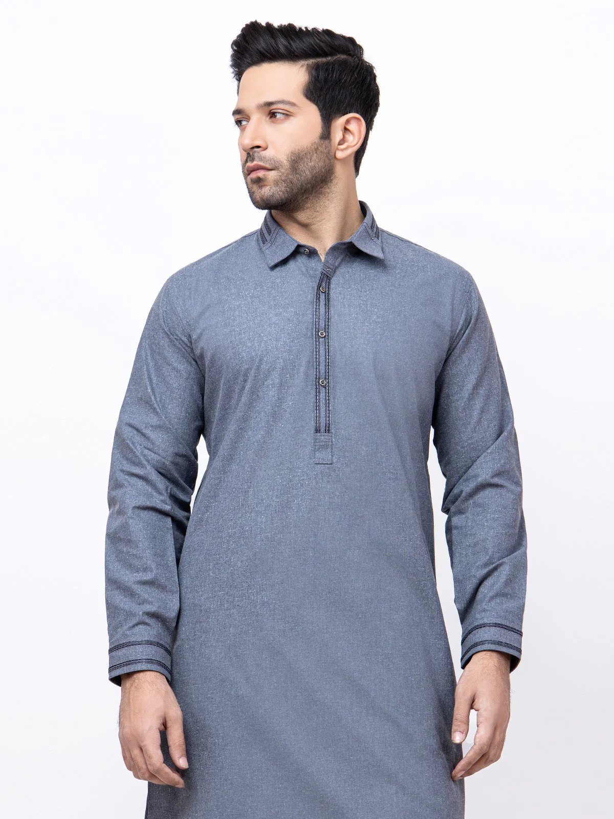 Embroidered Blended Shalwar Kameez - EMTSW21S-99158 - Image 2