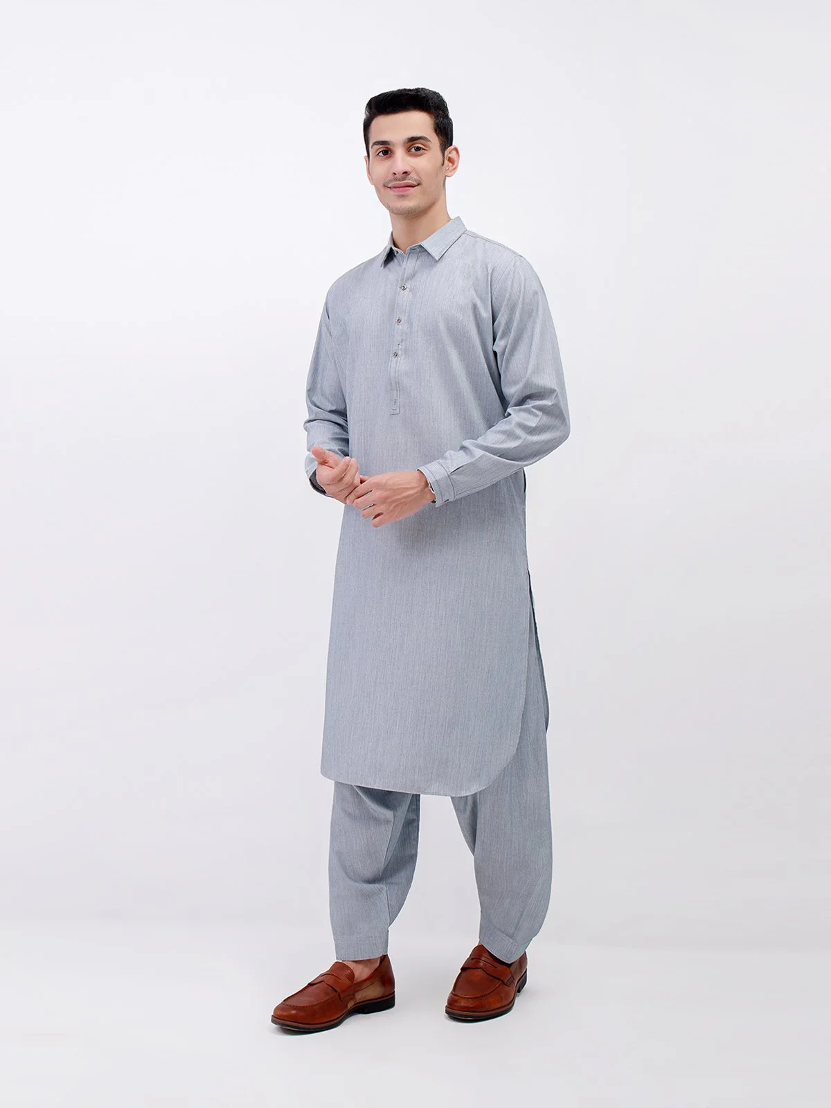 Embroidered Blended Shalwar Kameez - EMTSW21S-99174 - Image 2
