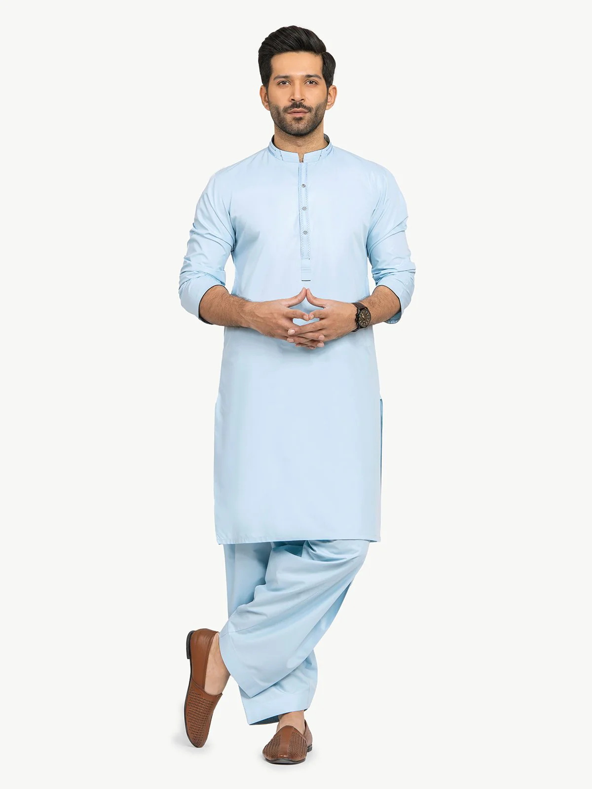 Embroidered Blended Shalwar Kameez - EMTSW22S-99177